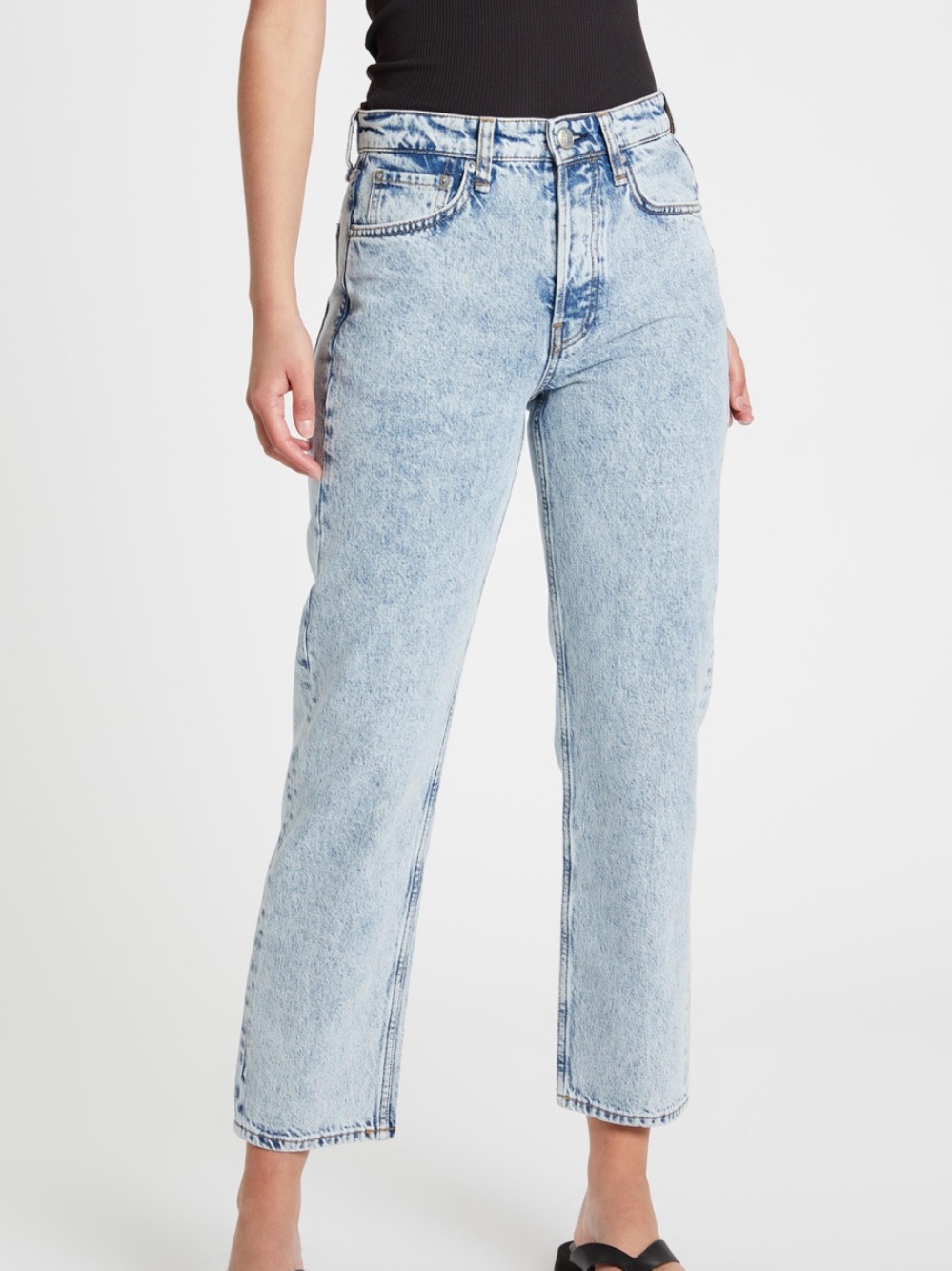 RAG & BONE maya high rise ankle slim jeans size 27